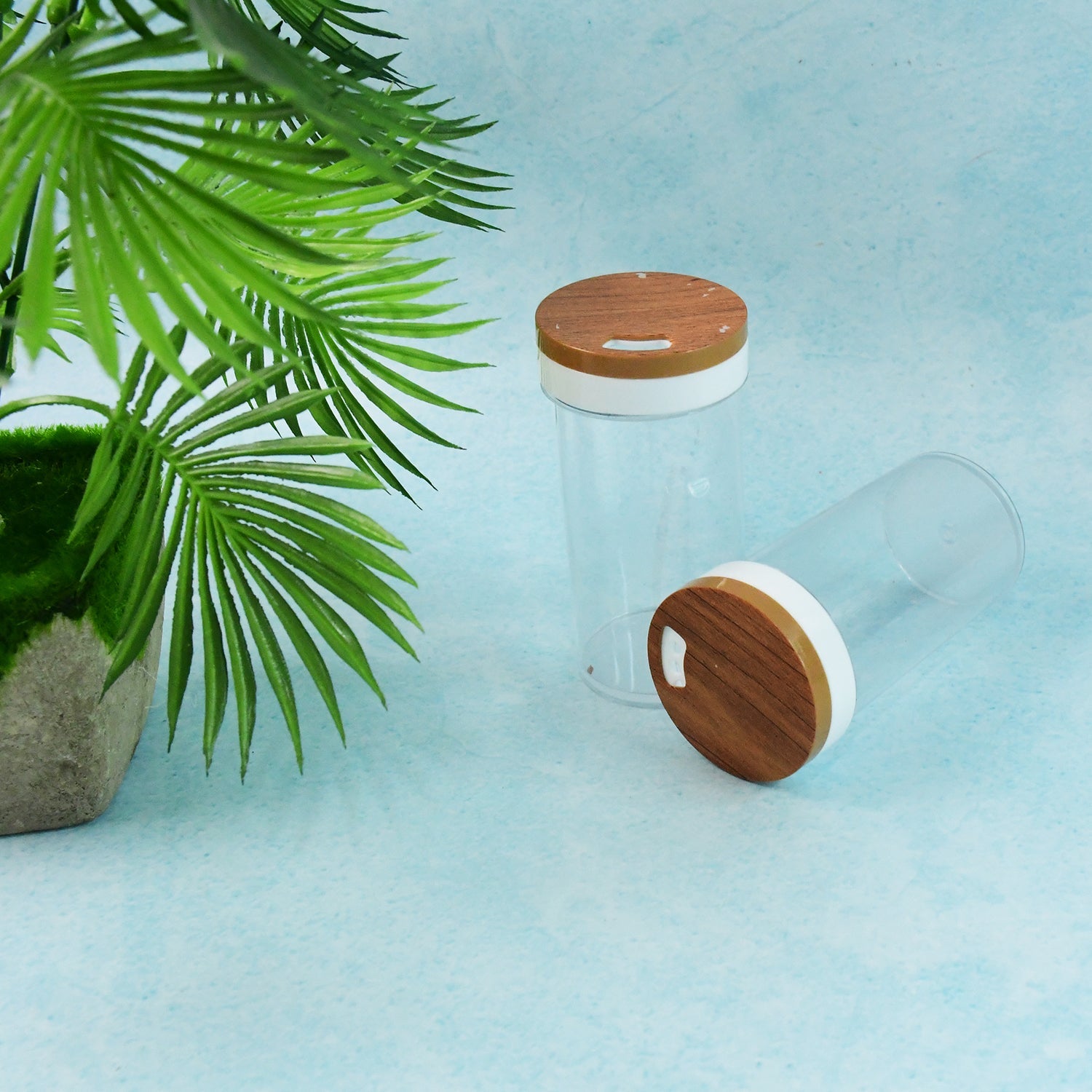 Ganesh Airtight Transparent Kitchen Storage Container Jar Set (2 Pc) Ganesh Airtight Transparent Kitchen Storage Container Jar Set (2 Pc)